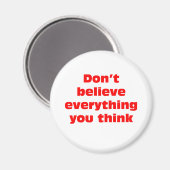 全て信じて止め考えよ。 マグネット (正面/裏面)