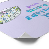 全て信じて考えだ ポスター (角)