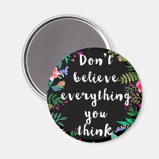 全て信じて行くな考えい マグネット (正面/裏面)