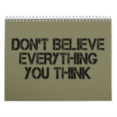 全て信じて言うな考えよ カレンダー (カバー)