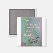 全て信じのこ考えと- Wise Hedgehog マグネット (正面/裏面)