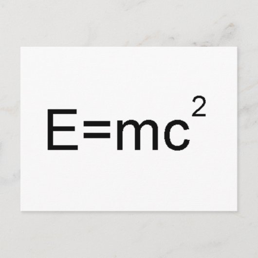 全て相対的です ポストカード (正面)