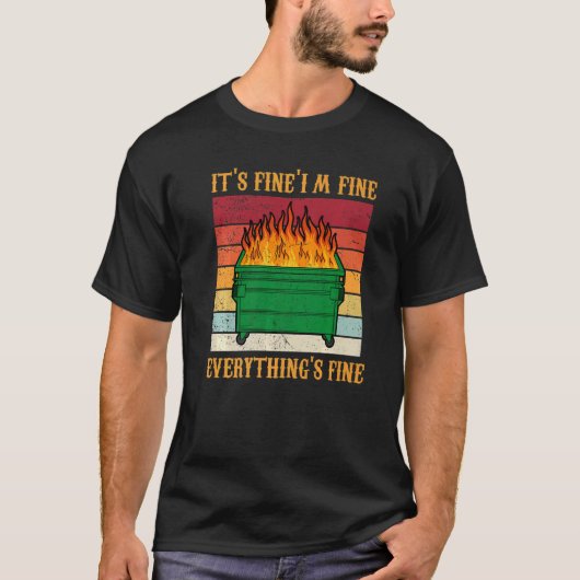 全て素晴らしの素晴らし人が素晴らし発火する Tシャツ (正面)