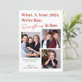 全て素晴らし新おもしろい年3枚写真 シーズンカード (スタンド正面)