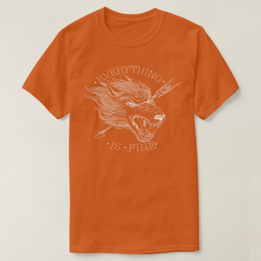 全て素晴らし黒 Tシャツ (デザイン正面)