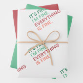 全て素晴らし |おもしろい毎日の皮肉な引用文 ラッピングペーパーシート (インサイチュ)