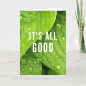 全て良い。 カード (正面)