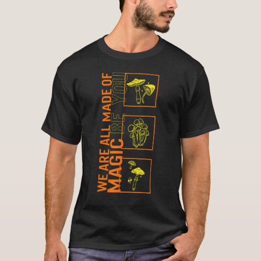 全て魔法ヴィンテージの菌ヘルシー菌 Tシャツ (正面)