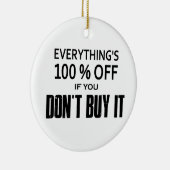 全て100%オフもしだ買よ セラミックオーナメント (右)