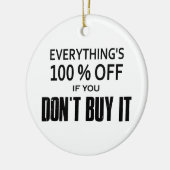 全て100%オフもしだ買よ セラミックオーナメント (左)