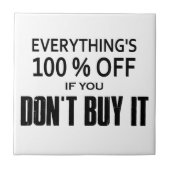 全て100%オフもしだ買よ タイル (正面)