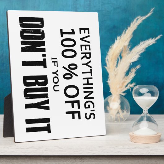 全て100%オフもしだ買よ フォトプラーク (側面)