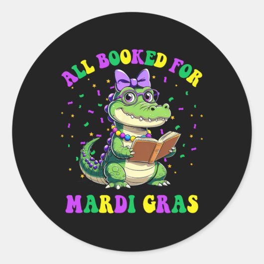 全てMardi Gras Crocodileの本読Tの予約 ラウンドシール (正面)