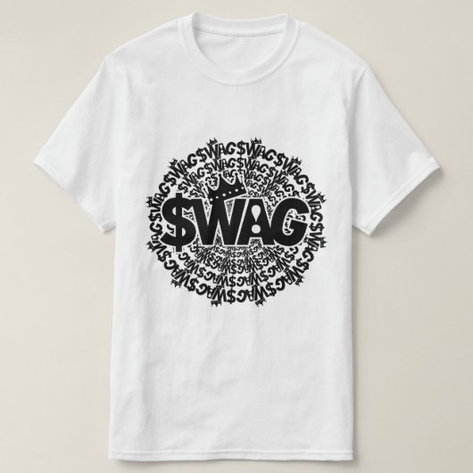 全のまわりに王スワッグ Tシャツ (デザイン正面)