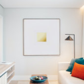 全はっきりした金ゴールド正方形 箔ポスター