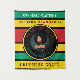 全アフリカ写真卒業 タペストリー