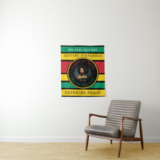 全アフリカ写真卒業 タペストリー (インサイチュ)