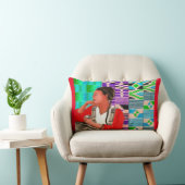 「全アフリカ」装飾用クッション ランバークッション (椅子)