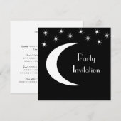全イベント白黒の月星パーティー 招待状 (正面/裏面)