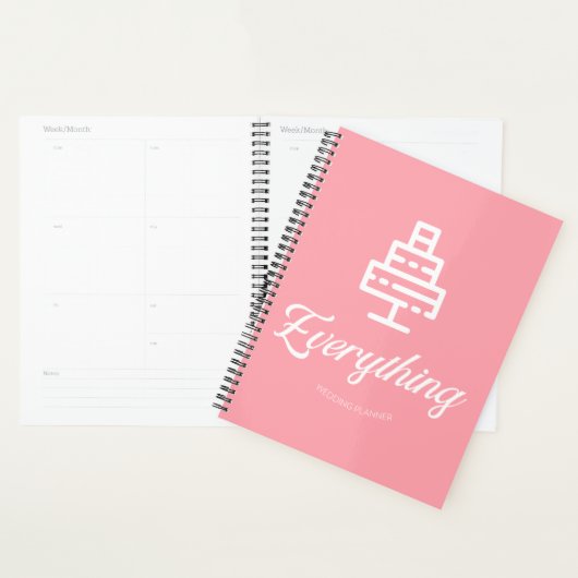 全ウェディングプランナーエレガントケーキデザイン プランナー手帳 (ディスプレー)