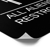 全エイリアントイレ ポスター (角)