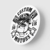 全エレガント室の壁掛け ラウンド壁時計 (傾斜)