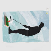 全カスタムゴルファー用ゴルフタオル ゴルフタオル (横)