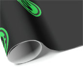 全カッコいいスポーツ暗号通貨のコインサインパターン ラッピングペーパー (ロールコーナー)