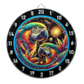 全カラフル大事な行事用のオウムのダーツボード ダーツボード (正面)