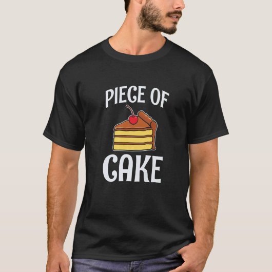 全クッキーモンスターを守るケーキの切れ端 Tシャツ (正面)