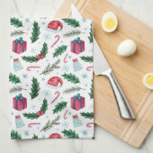 全クリスマスキッチンタオル キッチンタオル (四つ折り)