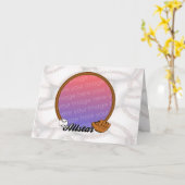 全スター野球写真立て カード (黄色い花)