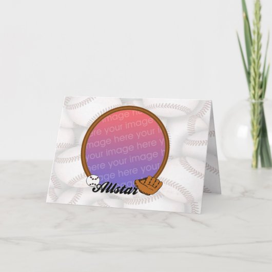 全スター野球写真立て カード (正面)