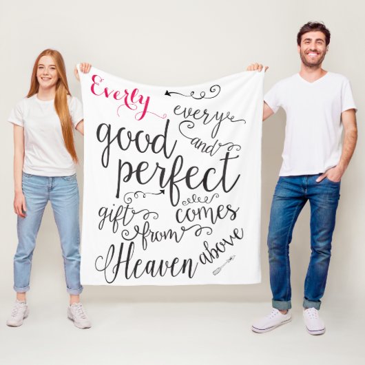 全パーソナライズされたての良い贈り物来が天国 フリースブランケット (インサイチュ)