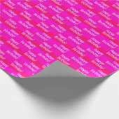 全パーソナライズされた大事な行事包装紙 ラッピングペーパー (角)