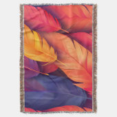 全パーソナライズされた期ブランケット スローブランケット (正面縦)