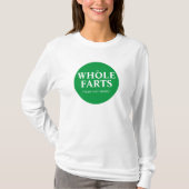 全ファルトホールフードパロディ長袖 Tシャツ (正面)