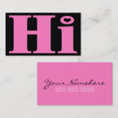 全フレンドリーてのpurpose.HI.In導入呼び出しカード コーリングカード (正面/裏面)