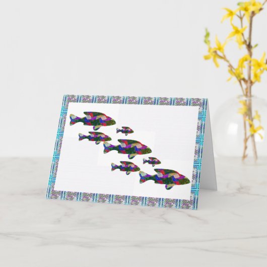 全プリントの記念日の挨拶状 カード (黄色い花)