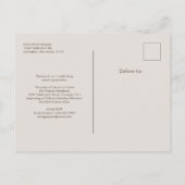 全ページの写真の銀のタイプ卒業の招待 インビテーションポストカード (裏面)