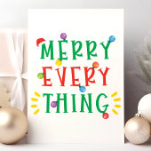 全メリーおもしろいクリスマス シーズンカード