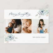 全メリーての冬の植物写真 シーズンポストカード (正面)