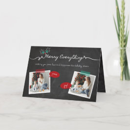 全メリーて黒板ミストレトーズクリスマス シーズンカード