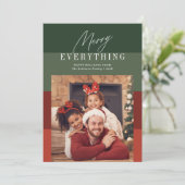 全メリーモダンストライプクリスマス シーズンカード (スタンド正面)