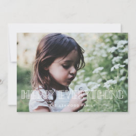 全メリーレトロアールデコクリスマスフォト シーズンカード