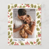 全メリー予算Christmas Holly Photo (正面)