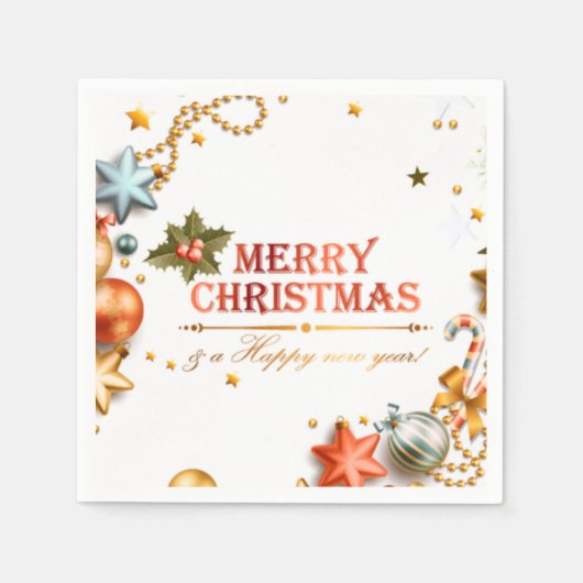 全メリー人に対する批判 スタンダードカクテルナプキン (正面)