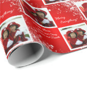 全メリー体!- 2枚の写真パーソナライズされた ラッピングペーパー (ロールコーナー)