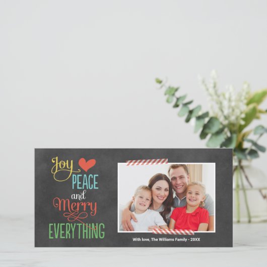 全メリー部カラフル黒の黒板の写真 シーズンカード (スタンド正面)