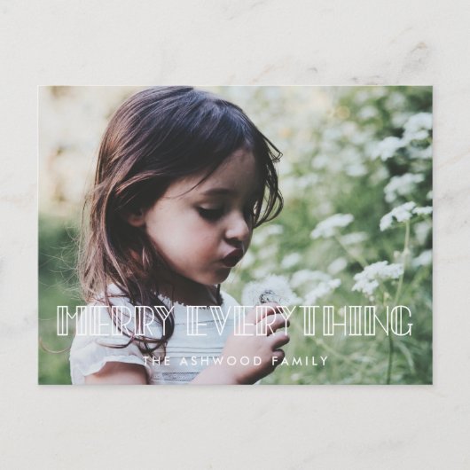 全メリー部Art decoスクリプト休日の写真 ポストカード (正面)